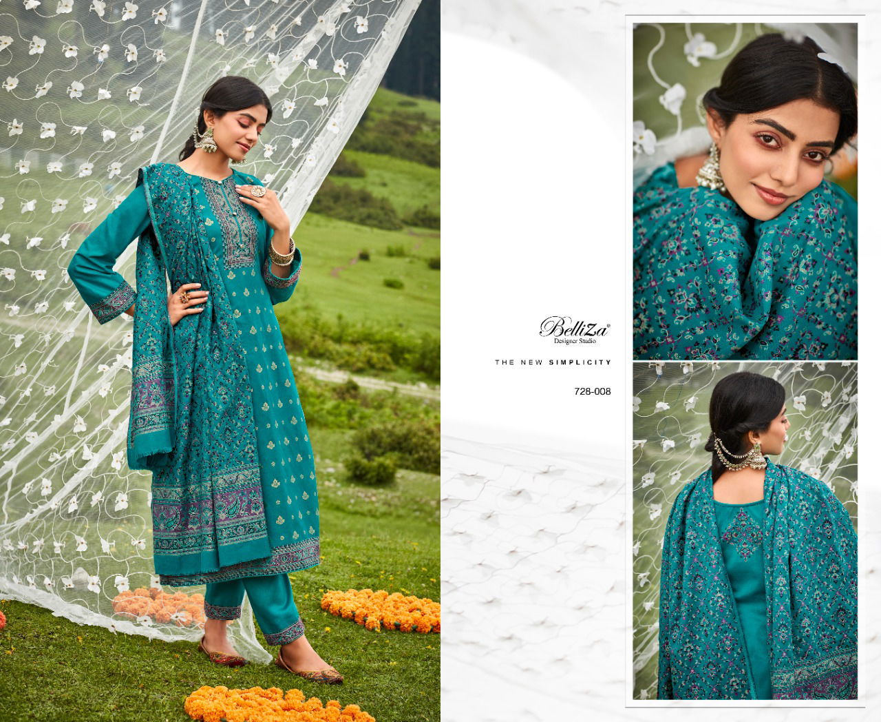 Belliza Izaara Casual Wear Pashmina Wholesale Dress Material Collection